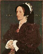 HOLBEIN, Hans the Younger Portrait of Margaret Wyatt, Lady Lee oil on canvas